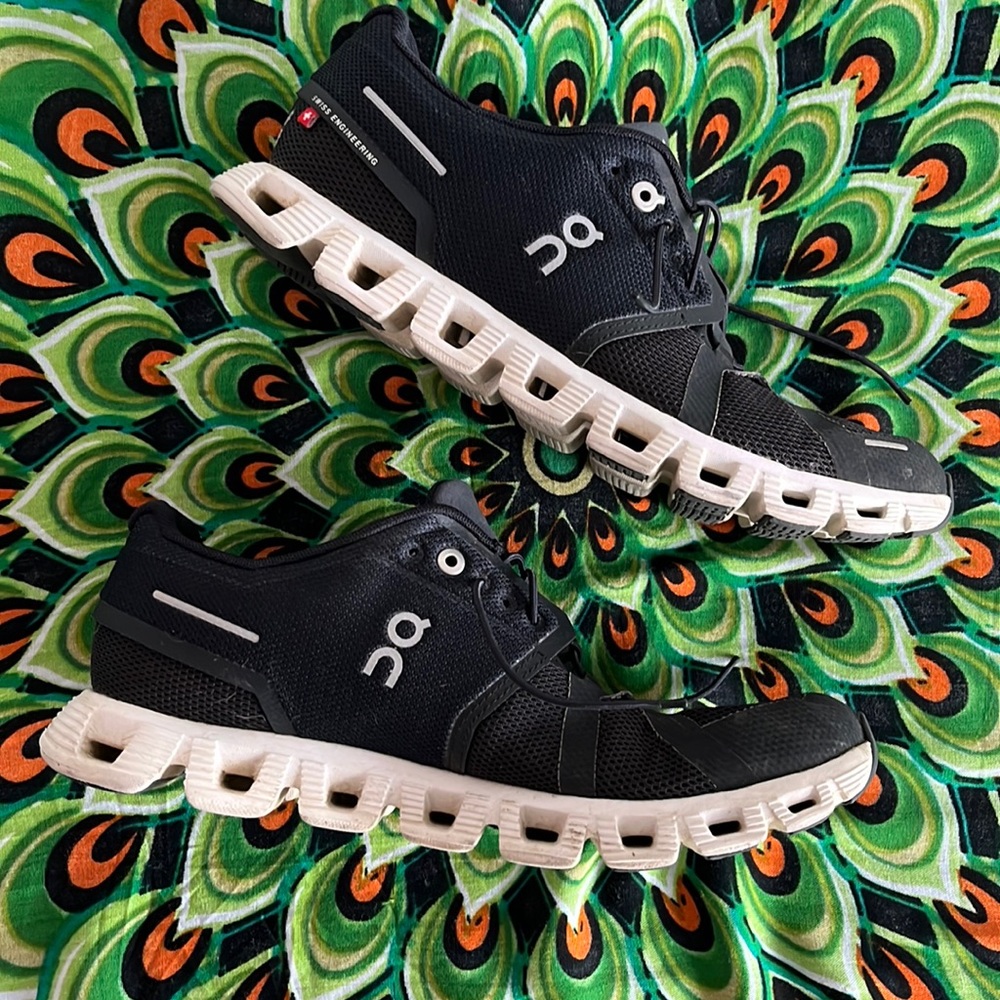 Cloud-on running shoes